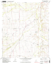 Download a high-resolution, GPS-compatible USGS topo map for Fresno Wash, AZ (1985 edition)