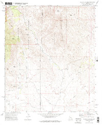 Download a high-resolution, GPS-compatible USGS topo map for Galleta Flat West, AZ (1976 edition)