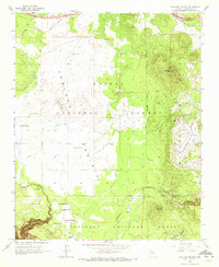 preview thumbnail of historical topo map of Coconino County, AZ in 1963