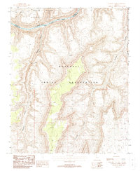 Download a high-resolution, GPS-compatible USGS topo map for Gateway Rapids, AZ (1988 edition)