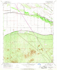 Download a high-resolution, GPS-compatible USGS topo map for Gila Butte SE, AZ (1968 edition)