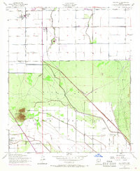 Download a high-resolution, GPS-compatible USGS topo map for Gila Butte, AZ (1968 edition)