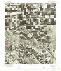 Download a high-resolution, GPS-compatible USGS topo map for Gila Butte, AZ (1972 edition)