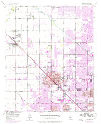 1957 Map of Glendale, AZ, 1977 Print
