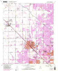 Download a high-resolution, GPS-compatible USGS topo map for Glendale, AZ (1983 edition)