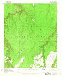 Download a high-resolution, GPS-compatible USGS topo map for Grama Draw, AZ (1967 edition)