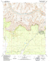 Download a high-resolution, GPS-compatible USGS topo map for Grand Canyon, AZ (1988 edition)