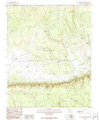 Download a high-resolution, GPS-compatible USGS topo map for Grandview Point NE, AZ (1989 edition)