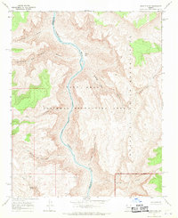 Download a high-resolution, GPS-compatible USGS topo map for Granite Park, AZ (1970 edition)
