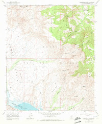Download a high-resolution, GPS-compatible USGS topo map for Greenback Creek, AZ (1972 edition)