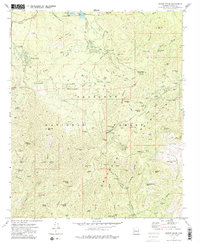 Download a high-resolution, GPS-compatible USGS topo map for Groom Creek, AZ (1986 edition)