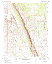 Download a high-resolution, GPS-compatible USGS topo map for Gyp Pocket, AZ (1985 edition)