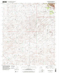 preview thumbnail of historical topo map of Cochise County, AZ in 1996