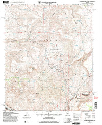 Download a high-resolution, GPS-compatible USGS topo map for Hackberry Mountain, AZ (2006 edition)