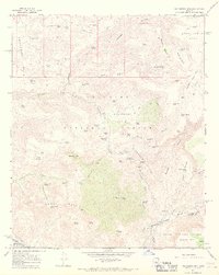 Download a high-resolution, GPS-compatible USGS topo map for Hackberry Mtn, AZ (1968 edition)