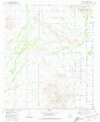 Download a high-resolution, GPS-compatible USGS topo map for Haley Hills, AZ (1981 edition)