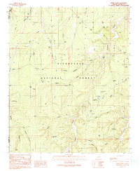 Download a high-resolution, GPS-compatible USGS topo map for Hanks Draw, AZ (1991 edition)