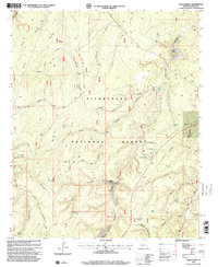 Download a high-resolution, GPS-compatible USGS topo map for Hanks Draw, AZ (2000 edition)