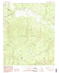 Download a high-resolution, GPS-compatible USGS topo map for Hannagan Meadow, AZ (1991 edition)