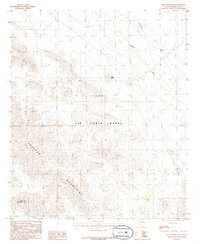 Download a high-resolution, GPS-compatible USGS topo map for Hat Mountain, AZ (1986 edition)