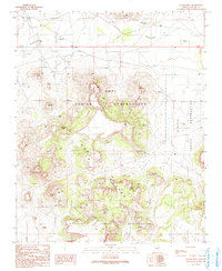 Download a high-resolution, GPS-compatible USGS topo map for Hauke Mesa, AZ (1991 edition)