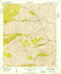 preview thumbnail of historical topo map of Pinal County, AZ in 1949