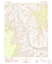 Download a high-resolution, GPS-compatible USGS topo map for Havasupai Point, AZ (1988 edition)