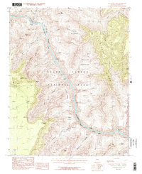 Download a high-resolution, GPS-compatible USGS topo map for Havasupai Point, AZ (1988 edition)