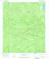preview thumbnail of historical topo map of Apache County, AZ in 1966