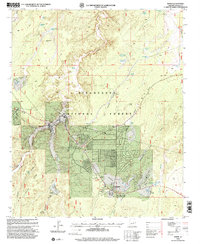 Download a high-resolution, GPS-compatible USGS topo map for Heber, AZ (2000 edition)