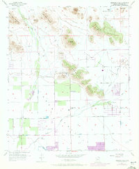 Download a high-resolution, GPS-compatible USGS topo map for Hedgpeth Hills, AZ (1972 edition)