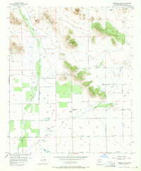 Download a high-resolution, GPS-compatible USGS topo map for Hedgpeth Hills, AZ (1965 edition)