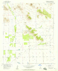 Download a high-resolution, GPS-compatible USGS topo map for Hedgpeth Hills, AZ (1958 edition)