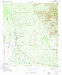 Download a high-resolution, GPS-compatible USGS topo map for Hereford, AZ (1974 edition)