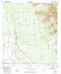 Download a high-resolution, GPS-compatible USGS topo map for Hereford, AZ (1992 edition)