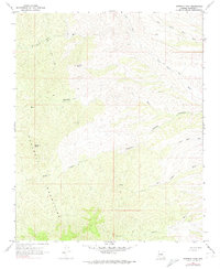 Download a high-resolution, GPS-compatible USGS topo map for Hibernia Peak, AZ (1974 edition)