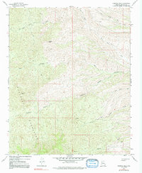 Download a high-resolution, GPS-compatible USGS topo map for Hibernia Peak, AZ (1992 edition)