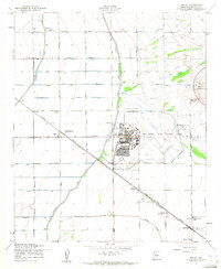 1956 Map of Gilbert, AZ, 1959 Print