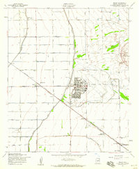 1956 Map of Gilbert, AZ, 1959 Print