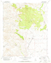preview thumbnail of historical topo map of Yavapai County, AZ in 1969