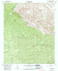 Download a high-resolution, GPS-compatible USGS topo map for Holy Joe Peak, AZ (1987 edition)