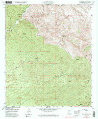 Download a high-resolution, GPS-compatible USGS topo map for Holy Joe Peak, AZ (1987 edition)