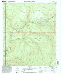 preview thumbnail of historical topo map of Greenlee County, AZ in 1997