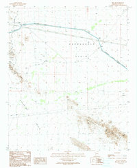 Download a high-resolution, GPS-compatible USGS topo map for Hope SE, AZ (1990 edition)