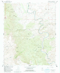 Download a high-resolution, GPS-compatible USGS topo map for Horner Mtn, AZ (1992 edition)