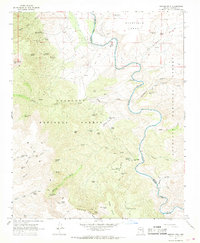 Download a high-resolution, GPS-compatible USGS topo map for Horner Mtn, AZ (1968 edition)