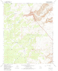Download a high-resolution, GPS-compatible USGS topo map for Horse Flat, AZ (1983 edition)