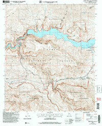 Download a high-resolution, GPS-compatible USGS topo map for Horse Mesa Dam, AZ (2007 edition)