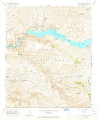 Download a high-resolution, GPS-compatible USGS topo map for Horse Mesa Dam, AZ (1965 edition)