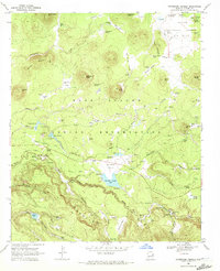 preview thumbnail of historical topo map of Apache County, AZ in 1969